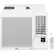 Alt View 13. LG - 320 Sq. Ft. 7,500 BTU Smart Window Air Conditioner with 3,850 BTU Heater - White.