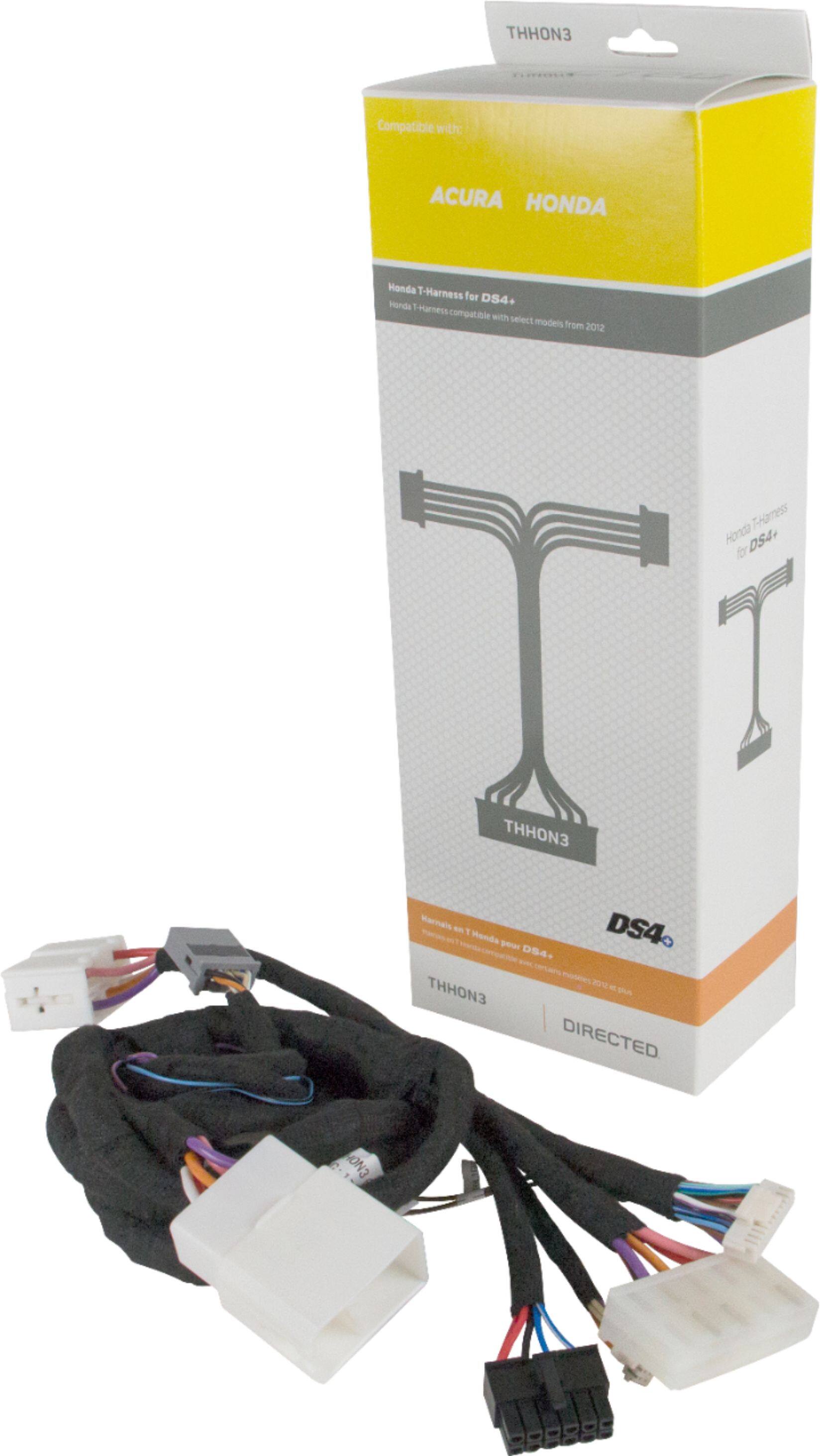 Left. Directed Electronics - DS4 T-Harness for Select Honda and Acura Vehicles - Black.