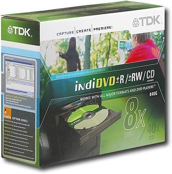 Angle Standard. TDK - 8x Internal DVD±RW/CD-RW Drive.