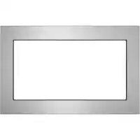 GE - 30" Trim Kit - Stainless Steel - Front_Zoom