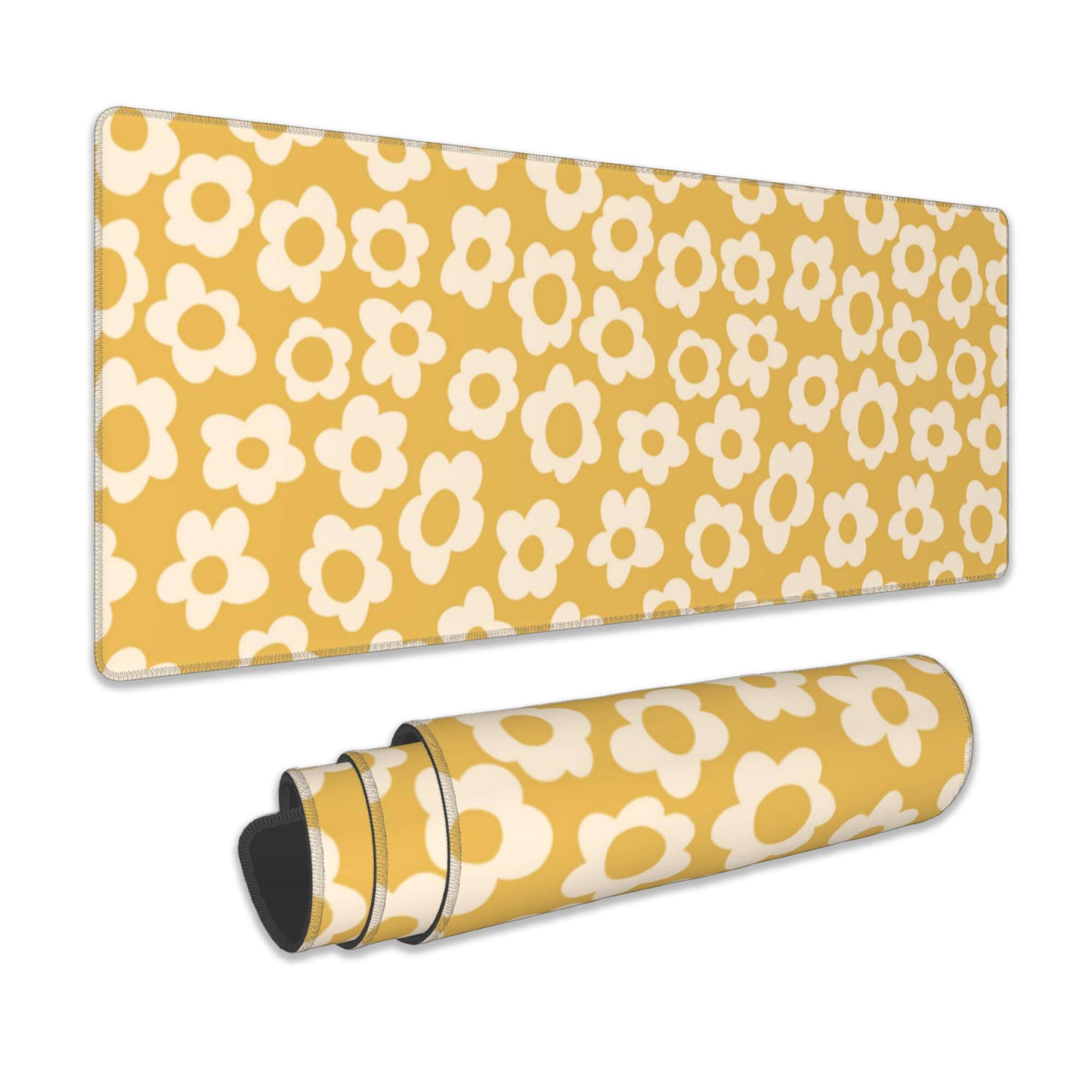 Vintage Groovy Flowers-XL-31.5x11.8INCH