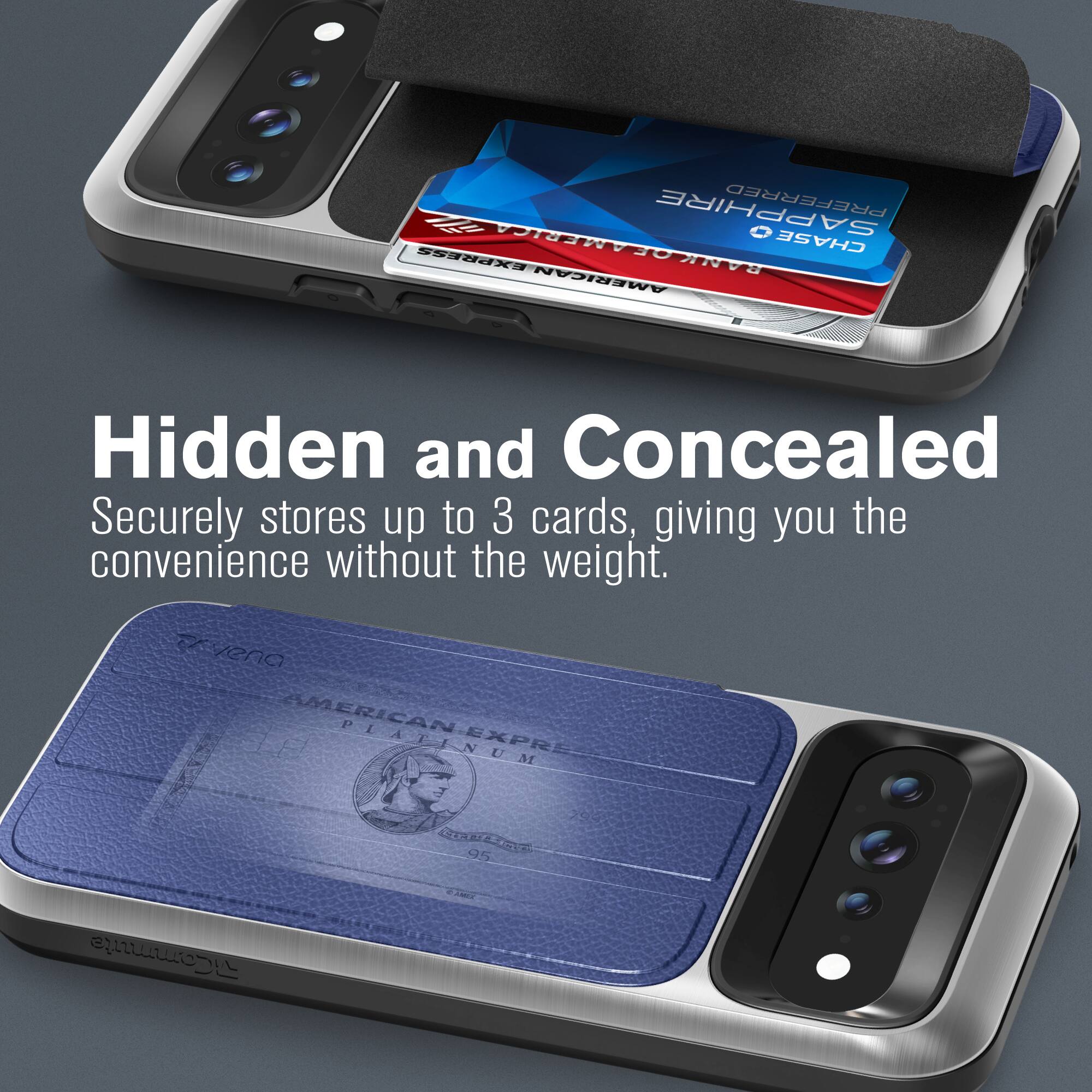 PREFERRED EXPRESS AMERICA  
CHASE AMERICAN BANK  
Hidden and Concealed  
Securely stores up to 3 cards, giving you the convenience without the weight.  
TAVENA AMERICAN PLATINUM EXPRE  
$799.95  
RiCommute  
CAMEX 1