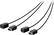 Angle. Insignia™ - 6' Extension Cable for Nintendo NES and SNES Controllers (2-pack) - Black.