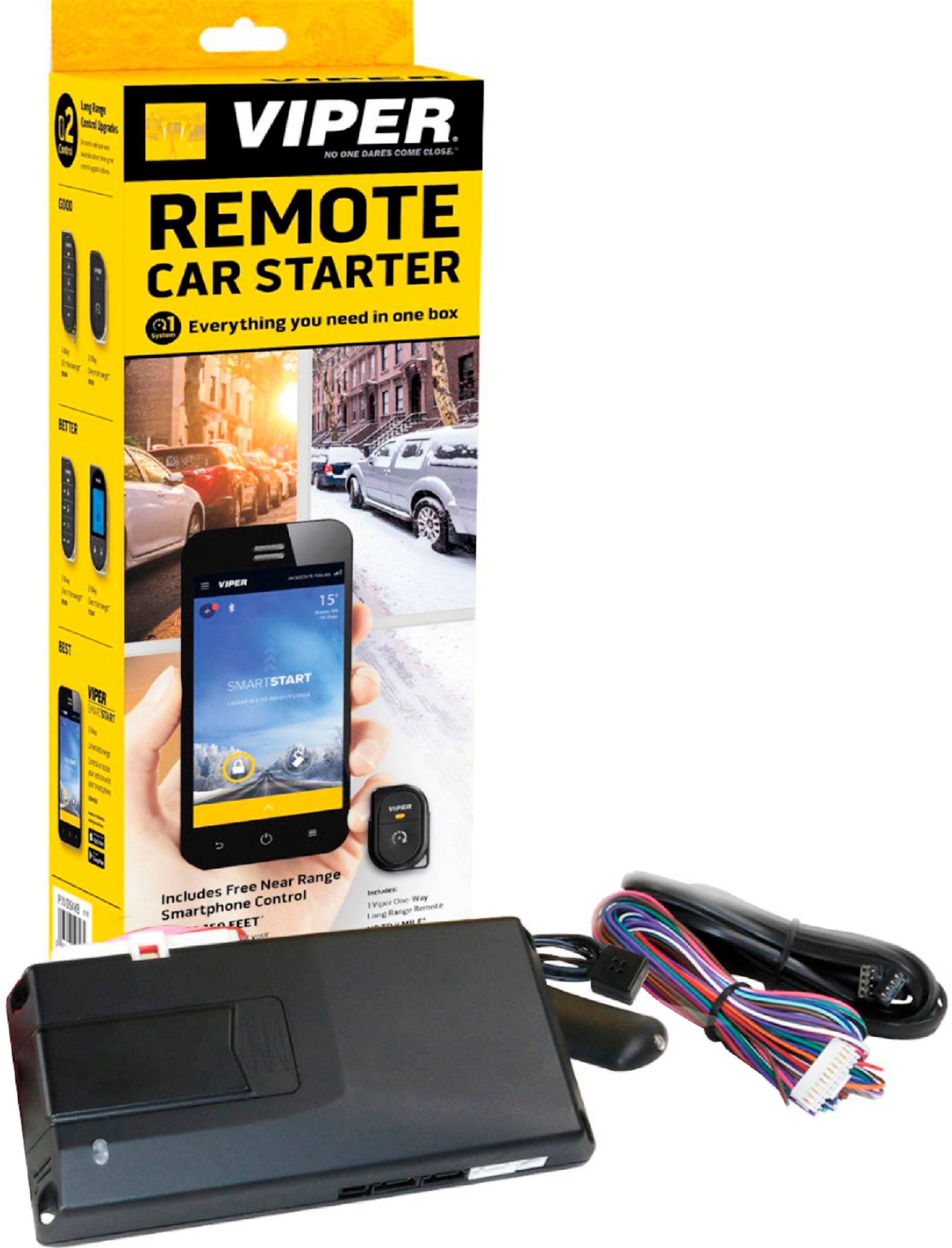 Angle. Viper - DS4VB Remote Start System - Installation Included - Black.