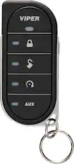 Front. Viper - VIPER 7857V 2-WAY RECHARGE LED REMOTE 1 MILE RANGE - Black.