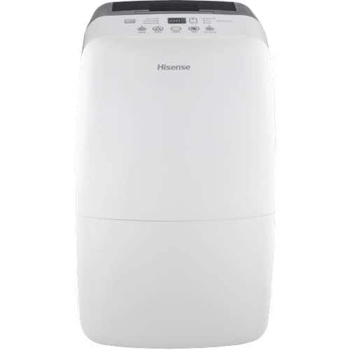 Front. Hisense - 50-Pint Portable Dehumidifier - White.