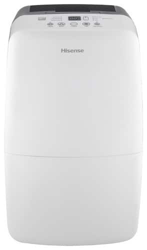 Front. Hisense - 50-Pint Dehumidifier - White.
