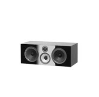 Bowers & Wilkins - 700 Series 3-way Center Channel w/4" midrange, dual 6.5" bass (each) - Gloss Black - Front_Zoom