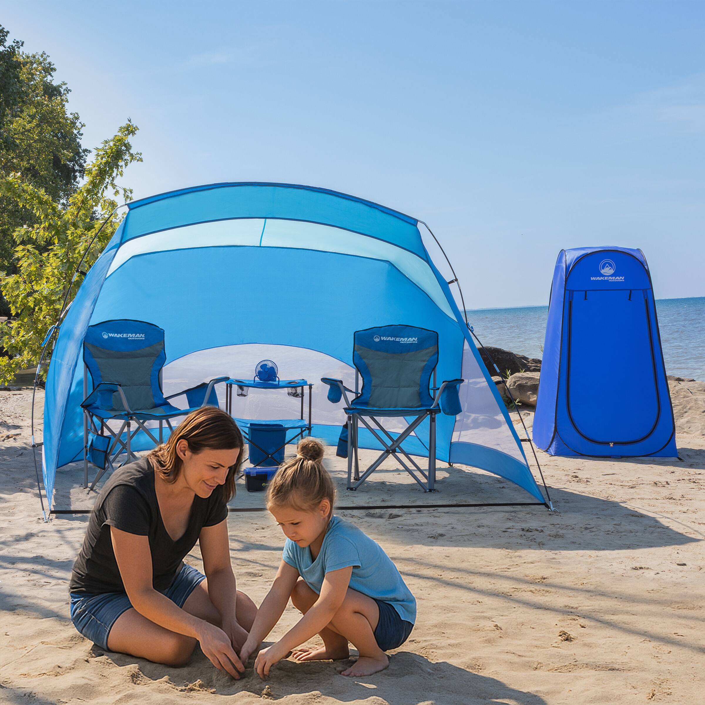 Wakeman Outdoors Kid Size Pop Up Changing Tent 3 x 3 x 5.2ft Mini