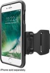 Front Zoom. BodyGuardz - Trainr Pro Case for Apple® iPhone® 8 - Gray/Black/Transparent.