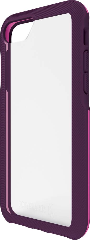 trainr case for apple iphone 7 and 8 - transparent/pink/plum