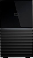 WD - My Book Duo 16TB 2-Bay RAID External USB-C Desktop Hard Drive - Black - Front_Zoom