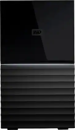 WD - My Book Duo 16TB 2-Bay RAID External USB-C Desktop Hard Drive - Black