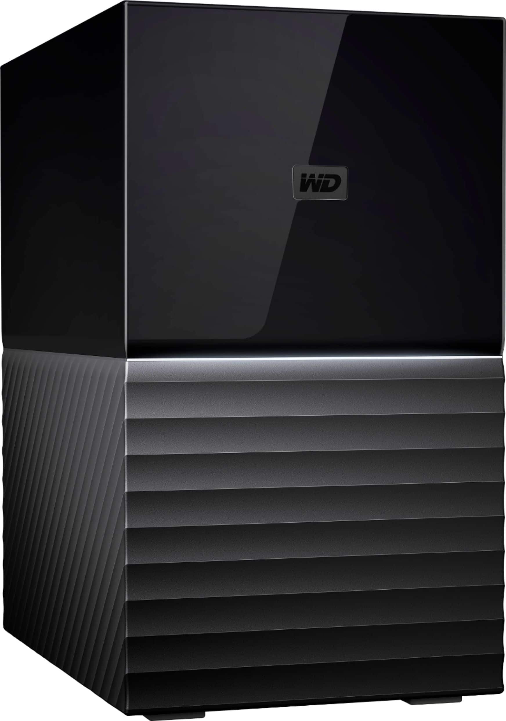 Alt View 12. WD - My Book Duo 16TB 2-Bay RAID External USB-C Desktop Hard Drive - Black.