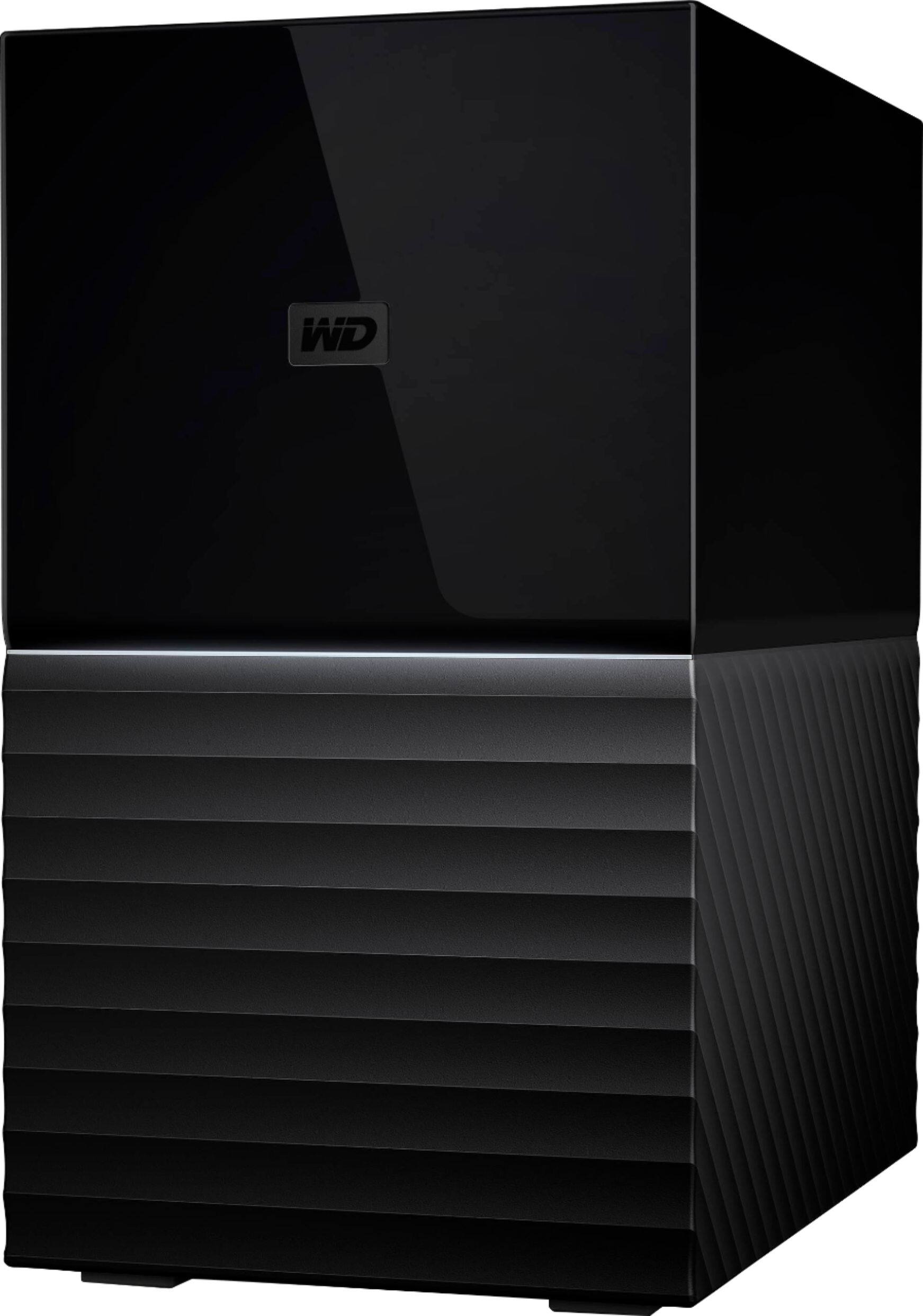 Alt View 13. WD - My Book Duo 16TB 2-Bay RAID External USB-C Desktop Hard Drive - Black.