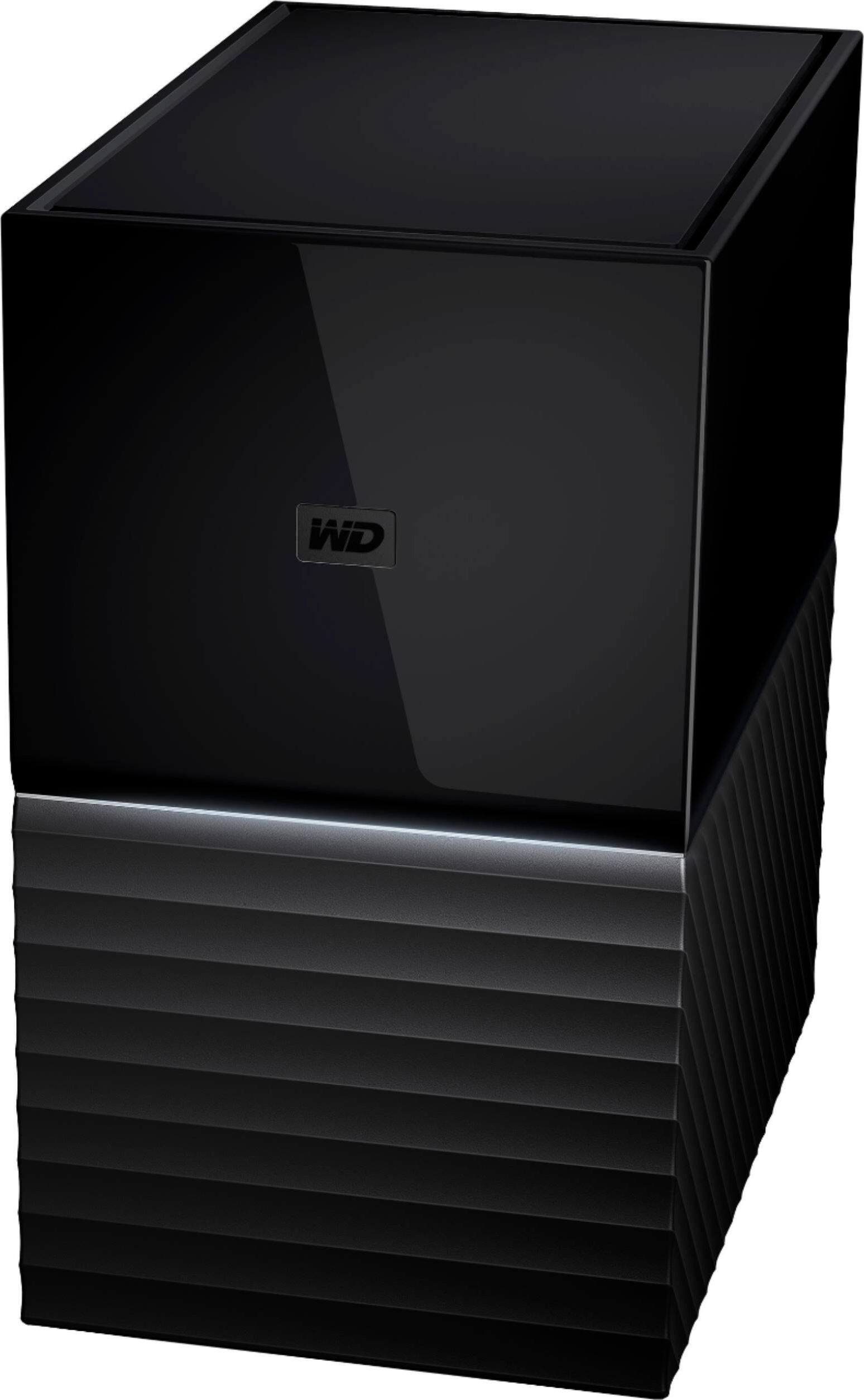 Alt View 14. WD - My Book Duo 16TB 2-Bay RAID External USB-C Desktop Hard Drive - Black.