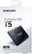Alt View Zoom 16. Samsung - T5 1TB External USB Type C Portable SSD - Deep black.
