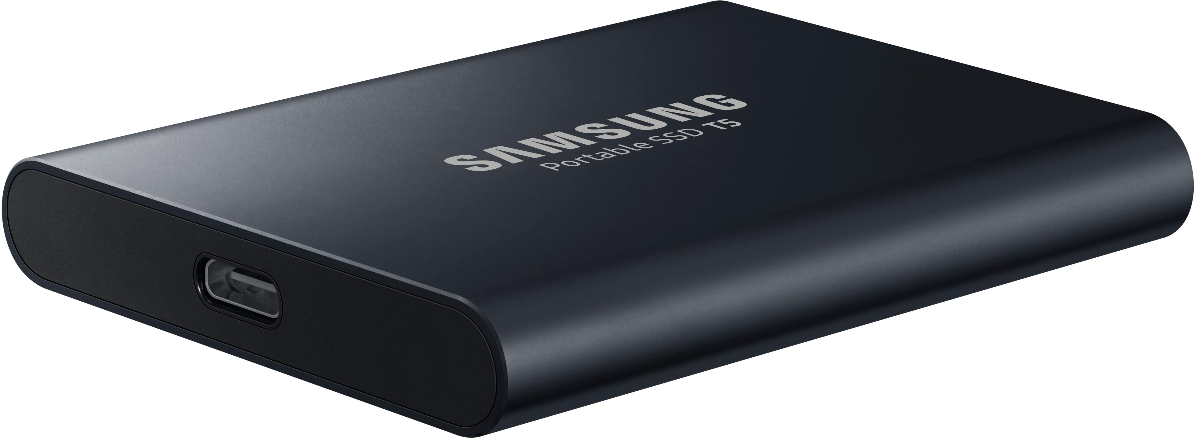 Samsung T5 1TB External USB Type C Portable SSD Deep black MU
