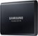 Left Zoom. Samsung - T5 1TB External USB Type C Portable SSD - Deep black.