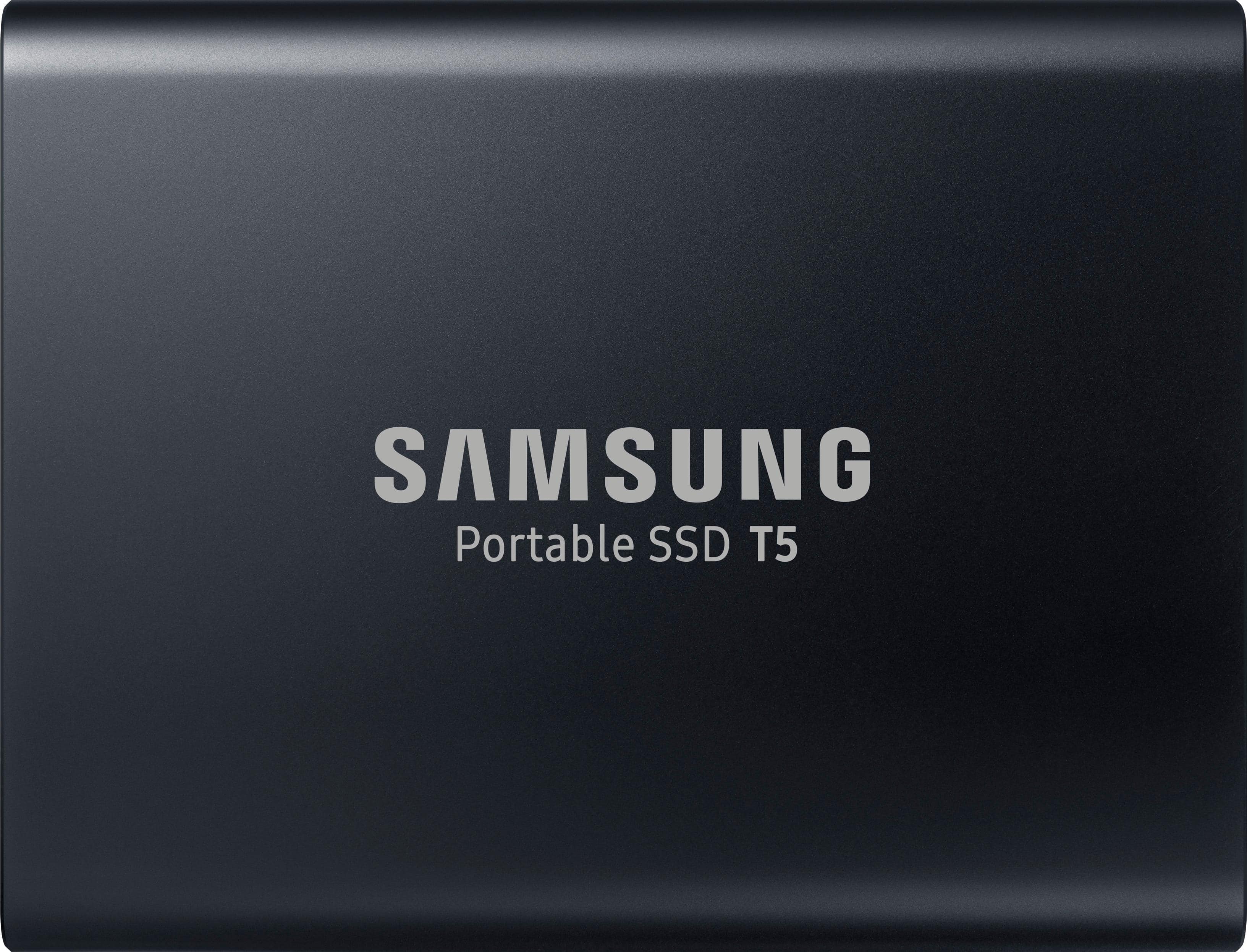 Samsung - T5 2TB External USB Type C Portable Solid State Drive - Deep black