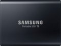 Front Zoom. Samsung - T5 2TB External USB Type C Portable Solid State Drive - Deep black.