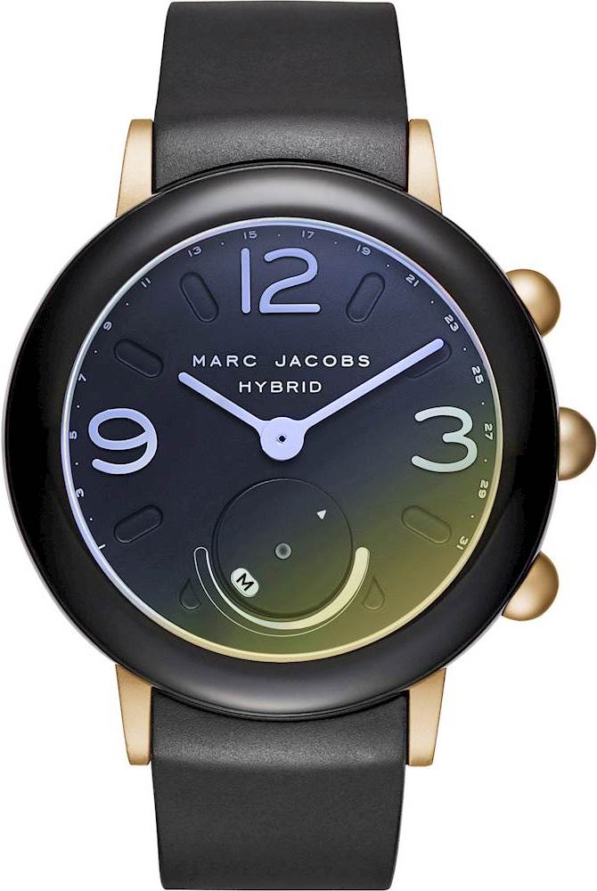 Best Buy: Marc Jacobs Riley Hybrid Smartwatch 42mm Aluminum Gold 