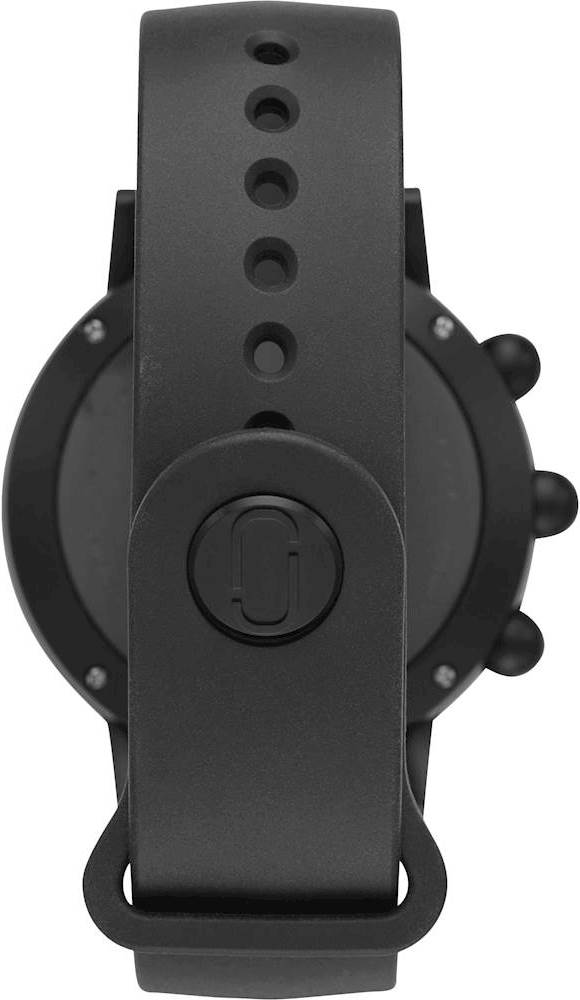 Best Buy: Marc Jacobs Riley Hybrid Smartwatch 42mm Aluminum Black 