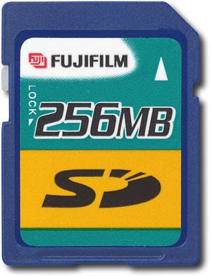 Front Standard. Fuji - 256MB Secure Digital Memory Card.