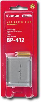 Front Standard. Canon - High-Capacity Lithiom-Ion Battery Pack.