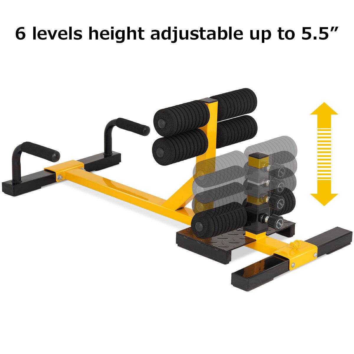 "6 levels height adjustable up to 5.5"
