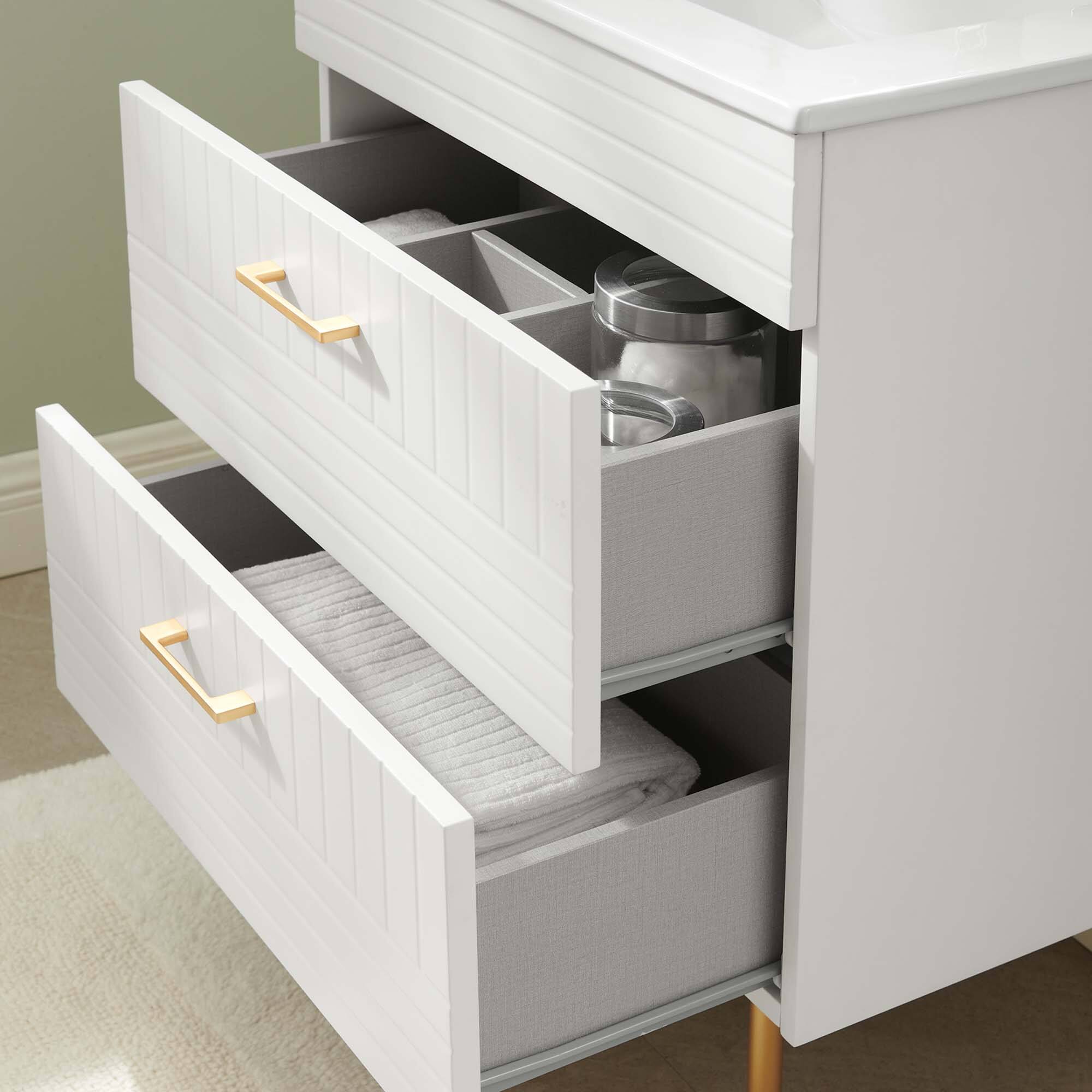 Back. Modway - Daybreak Bathroom Vanity Basin Included by Modway - White White.