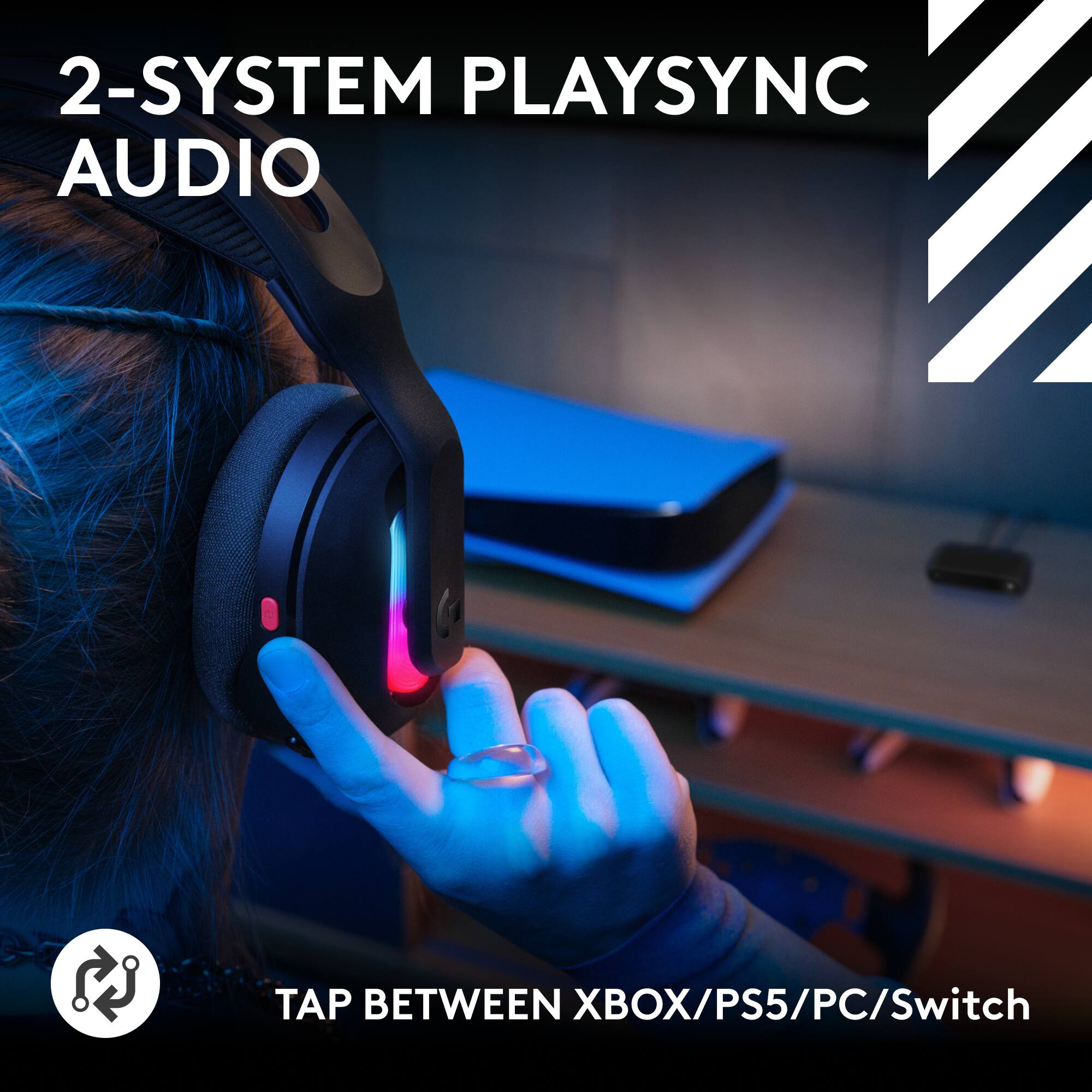 2-System Playsync Audio Tap Between Xbox/PS5/PC/Switch