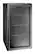 Angle. Insignia™ - 115-Can Beverage Cooler - Black stainless steel.