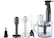 Front. Breville - The All-in-One™ 15-Speed Hand Blender - Stainless Steal/Black Power/Clear.