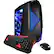 Front. iBUYPOWER - Gaming Desktop - AMD Ryzen Threadripper 1950X - 32GB Memory - NVIDIA GeForce GTX 1080 Ti - 240GB SSD + 3TB Hard Drive - Black/Blue.