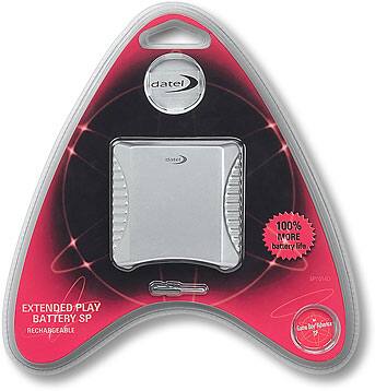 Front Standard. GRIFFIN MARKETING/INTERACTIVE S - Game Boy Advance SP Extended Play Battery SP - Silver.