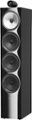 Angle Zoom. Bowers & Wilkins - 700 Series 3-way Floorstanding Speaker w/ Tweeter on top, w/6" midrange, three 6.5" bass drivers (each) - Gloss black.