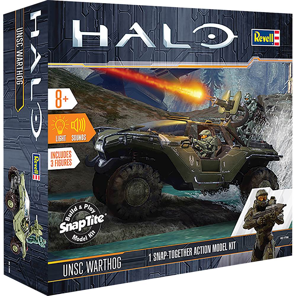 Best Buy: Revell SnapTite Build and Play UNSC Warthog Dark Green 85-1766