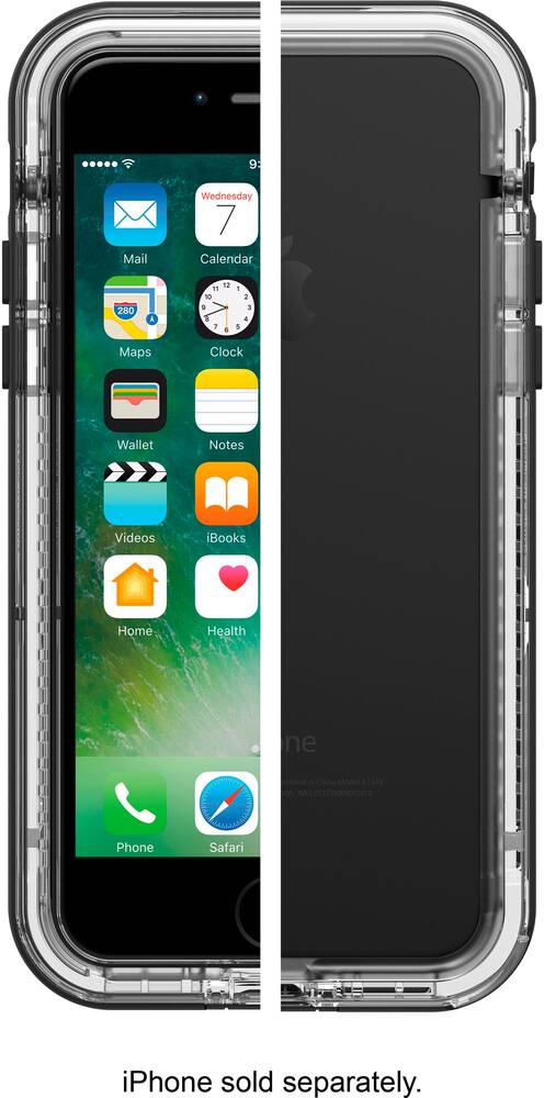 next case for apple iphone 7 and 8 - black crystal