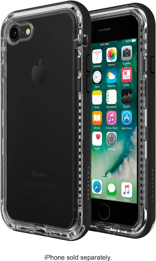 next case for apple iphone 7 and 8 - black crystal