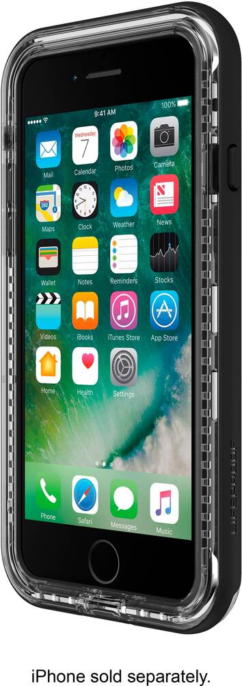 next case for apple iphone 7 and 8 - black crystal