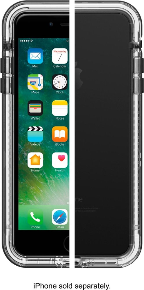 next case for apple iphone 7 plus and 8 plus - black crystal