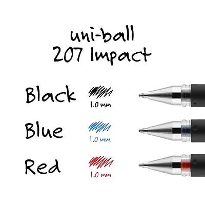 uni-ball 207 Impact

Black 1.0 mm  
Blue 1.0 mm  
Red 1.0 mm
