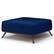 Angle. Simpli Home - Owen Square Coffee Table Storage Ottoman - Blue.