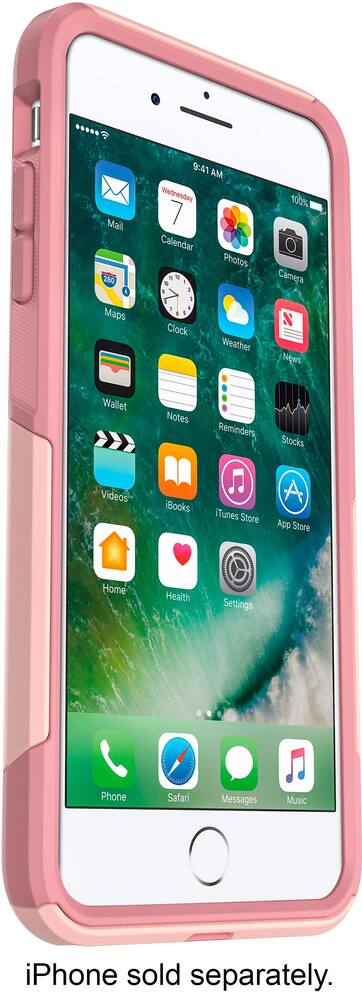 commuter series case for apple iphone 7 plus and iphone 8 plus - pink commuter series case for apple iphone 7 plus and iphone 8 plus - pink