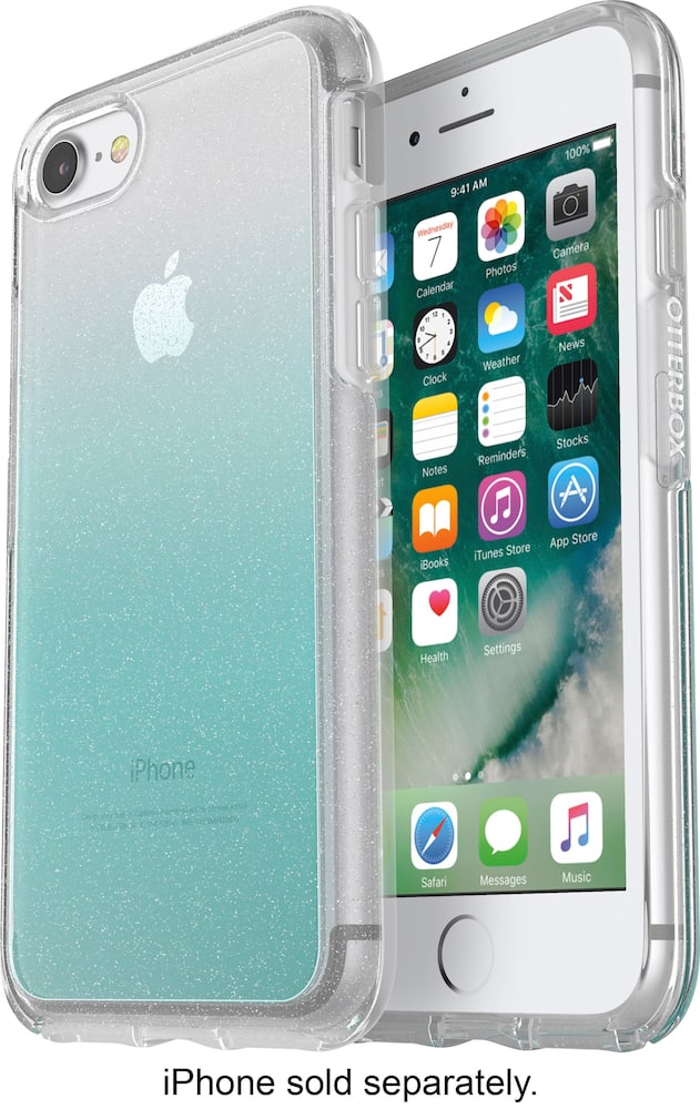 symmetry series case for apple iphone 7 and iphone 8 - aloha ombre/ clear light blue symmetry series case for apple iphone 7 and iphone 8 - aloha ombre/ clear light blue