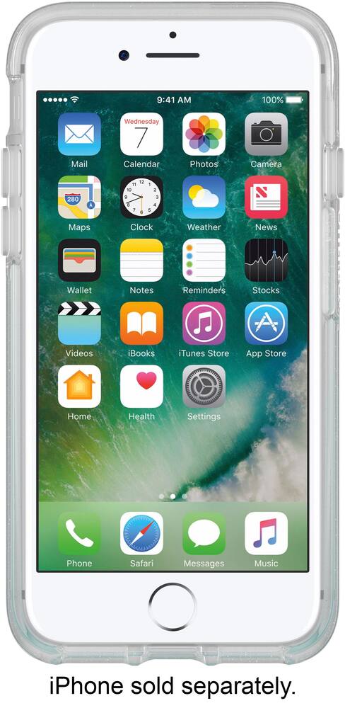 symmetry series case for apple iphone 7 and iphone 8 - aloha ombre/ clear light blue symmetry series case for apple iphone 7 and iphone 8 - aloha ombre/ clear light blue