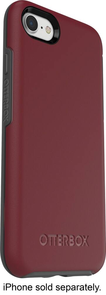 symmetry series case for apple iphone 7 plus and iphone 8 plus - gray/burgundy symmetry series case for apple iphone 7 plus and iphone 8 plus - gray/burgundy