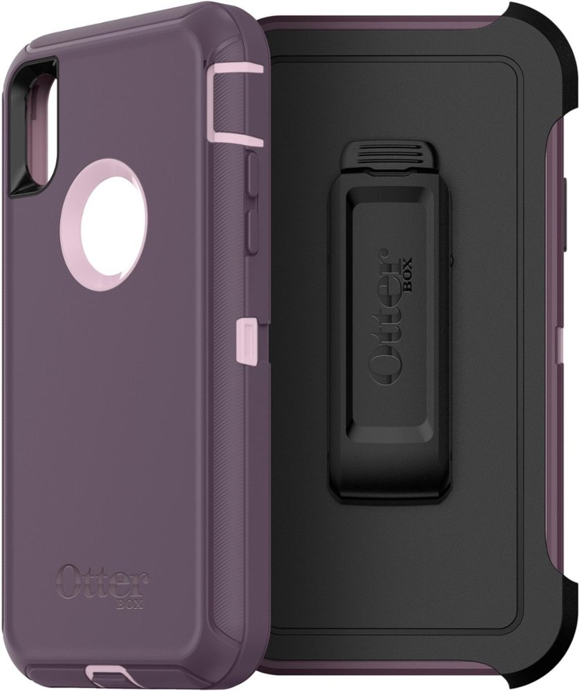 defender series modular case for apple iphone x and xs - purple