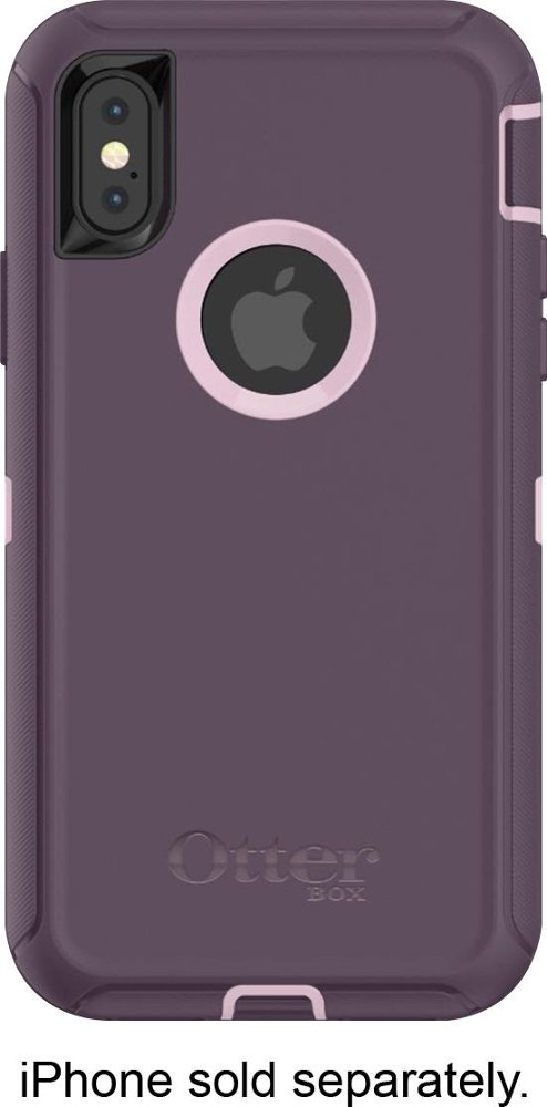 defender series modular case for apple iphone x and xs - purple